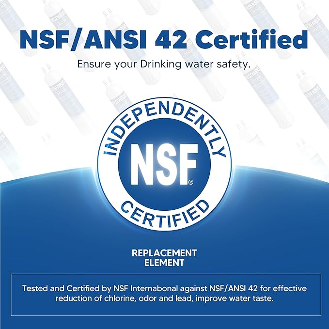 4396841 Replacement for EDR3RXD1, Filter 3, KAD3RXD1, WHR3RXD1, Compatible with Kenmore 46-9083,46-9030, 9030, 9083 Water Filter, Pack of 4, By DESENRUIS