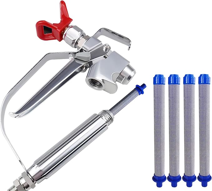 2PCS 288716 3/4 Replacement Inlet Strainer with 5PCS 288749 60-Mesh SG2/SG3 Spray Gun Filter Combo Kit for Airless Paint Sprayers