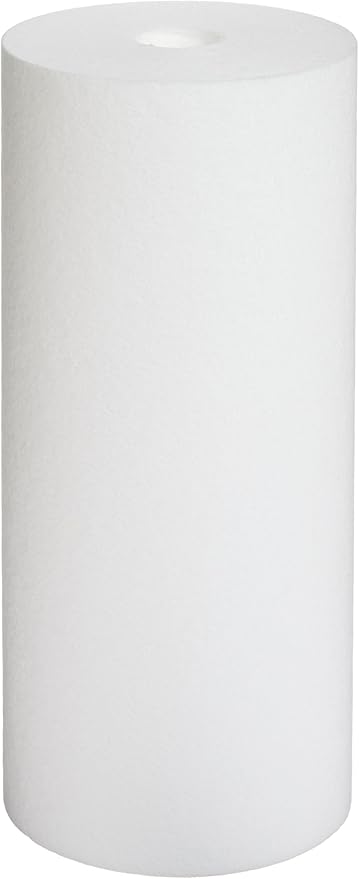 Pentair Pentek DGD-2501 Big Blue Water Filter, 10-Inch Whole House Sediment Filter Cartridge Replacement, Dual-Gradient Density Spun Polypropylene, 10" x 4.5", 1 Micron, Pack of 1