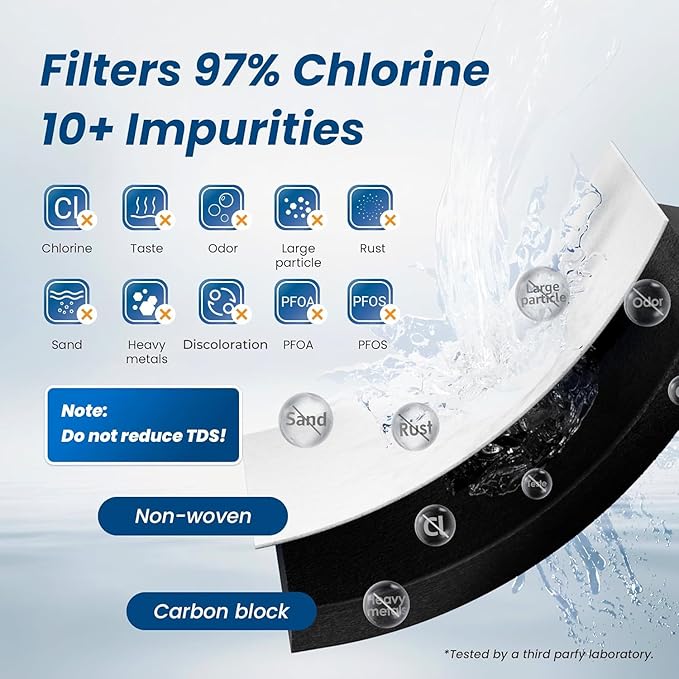 Maxblue W10295370A Replacement for Everydrop® Filter 1, Whirlpool® EDR1RXD1, EDR1RXD1B, P8RFWB2L, P4RFWB, Kenmore® 46-9081, 46-9930, MB-F38 Refrigerator Water Filter, 3 Filters (Package May Vary)