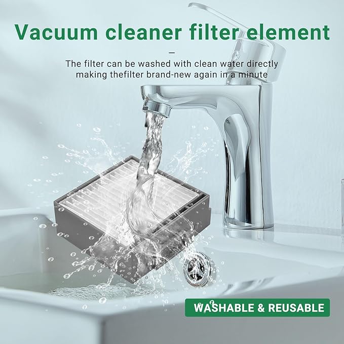 Replacement Filters Compatible with roomba max 705 vac/for Roomba Plus 504 Vac Robot Vacuum, HEPA Filter Accessory Kit 6 PACK