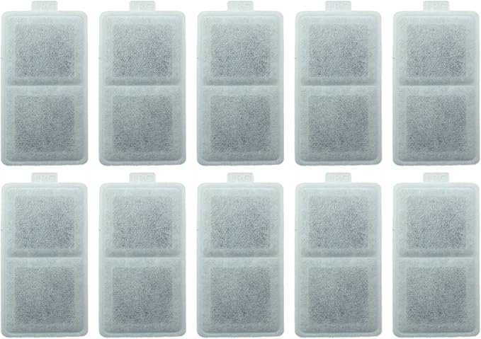 Pet Standard Replacement Large Water Filter Compatible With Whisker City® Automatic Pet Fountain, Pack of 10