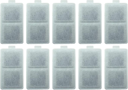 Pet Standard Replacement Large Water Filter Compatible With Whisker City® Automatic Pet Fountain, Pack of 10