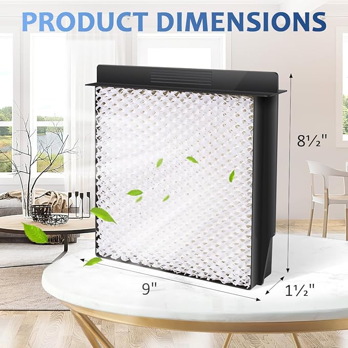 1040 Replacement Wick for B40 B40-C Humidifier Wick Filter, Replaces Models 3D6100 5D6700 76D100 CM330ABLK CM330AWHT CM330DBLK CM330DWHT D46720 E35000 E27000 MA0300 MA0500-2 Pack