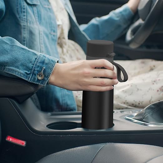 PHILIPS Water Bottle with Filter, Filter Water Bottle Stainless Steel with GoZero Everyday BPA-Free Tap Water Filter, Water Filter Bottle Keep Drink Cold 24 Hours, 3 Filters for 120 gal / 6 Months