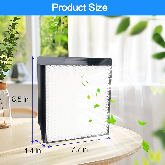1040 Humidifier Filter For Aircare Essick Air Filter B23 DP3 B40 B40-C 3D6-100 5D6-700 7D6-100 B23-710 B23-810 D46-720 CM330 500 700 3000 Super Wick Humidifier Filter-2Pack