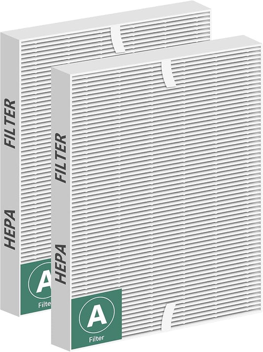 115115 HEPA Replacement Filter A Size 21 Compatible with Winix PlasmaWave Air Purifier C535 5300 5300-2 5500 5500-2 6300 6300-2 P300 AM90 9000 5000 C909 9800, 2 PACKS，By Improvedhand