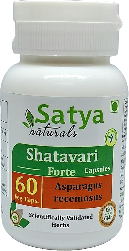 Generic Capsule Shatavari Forte (Asparagus racemosus) Capsules, Pack of 60 x 500 mg. Veg. Capsules (Set of 1)