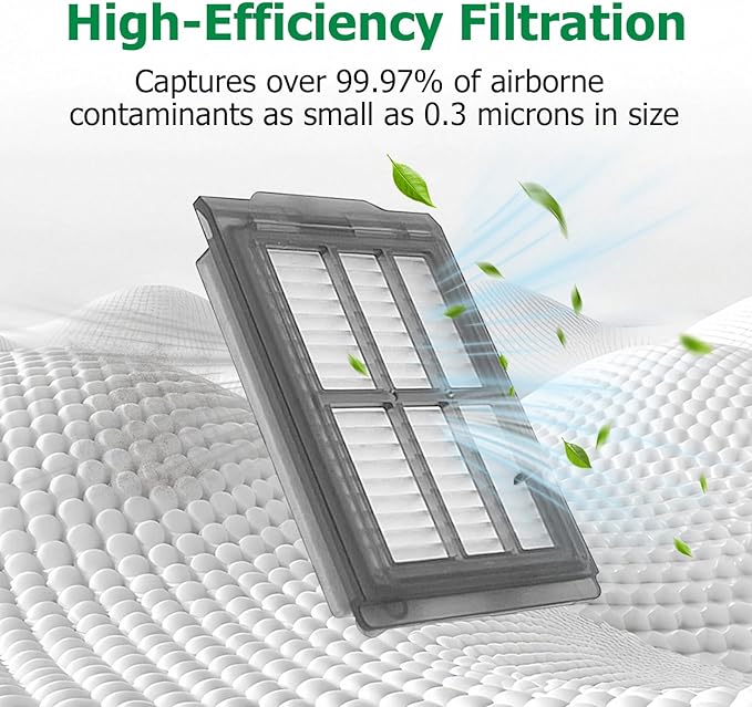 27 Pack Replacement Accessories Kit for iRobot Roomba Plus 405 Combo, Plus 505 Combo Robot,include 2 Main Brushes,6 Dust Bags,6 Mop Pads,4 Filters,8 Side Brushes,1 Cleaning Brush