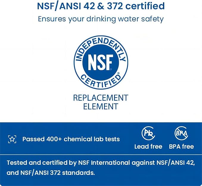 4396841 Water Filter Replacement - Compatible with Whirlpool 4396841, EDR3RXD1, Everydrop Filter 3, WHR3RXD1, KAD3RXD1, Kenmore 46-9083, 46-9030, 4396710, 2 PACK
