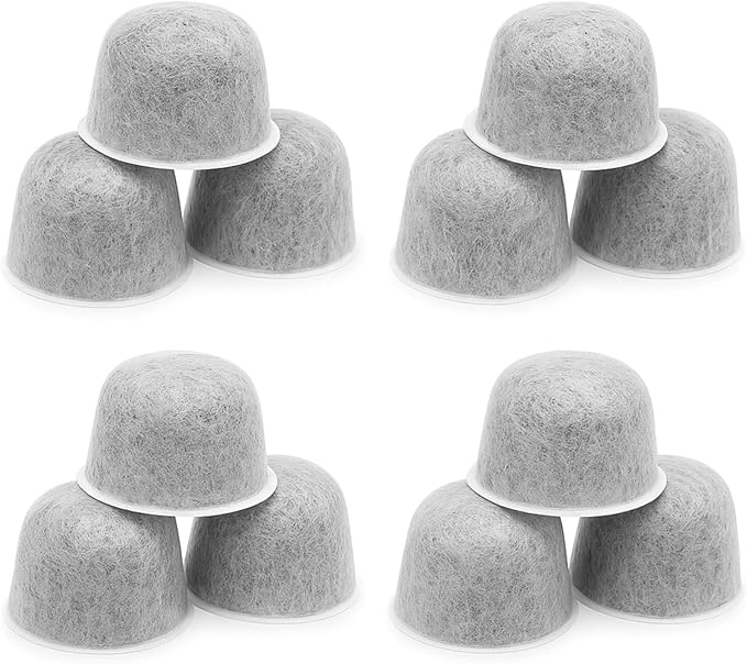Nispira Charcoal Water Filter Replacement Compatible with Capresso Coffee Maker Part 4440.90 12 Filters (Not for Wolf Coffee Maker)