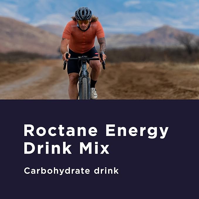 GU Energy Roctane Ultra Endurance Energy Drink Mix, Vegan, Gluten-Free, Kosher, 35mg of Caffeine, and Dairy-Free n-the-Go Energy for Any Workout, 10 Single-Serving Packets, Tropical Fruit