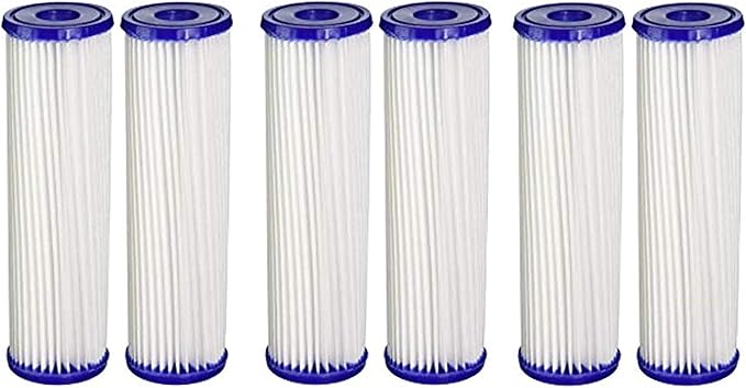 CFS – 6 Pack Sediment Water Filter Cartridges Compatible with S1A-D Models – Remove Bad Taste & Odor – Whole House Replacement Water Filter Cartridge, White