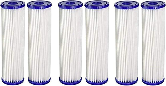 CFS – 6 Pack Sediment Water Filter Cartridges Compatible with S1A-D Models – Remove Bad Taste & Odor – Whole House Replacement Water Filter Cartridge, White
