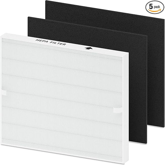 AP-1512HH Filter Set Replacement for Coway Airmega AP-1512HH and 200M Air Purifiers, 1 True HEPA and 2 Carbon Pre-Filters