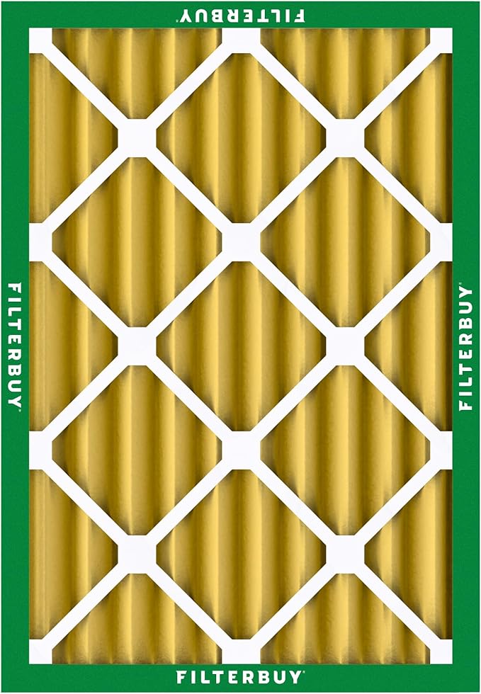Filterbuy 20x24x4 Air Filter MERV 11 (MPR 1200) Allergen Defense Replacement (1-Pack), Electrostatic Pleated HVAC AC Furnace Filters, Made in USA (Actual Size: 19.38 x 23.38 x 3.63)
