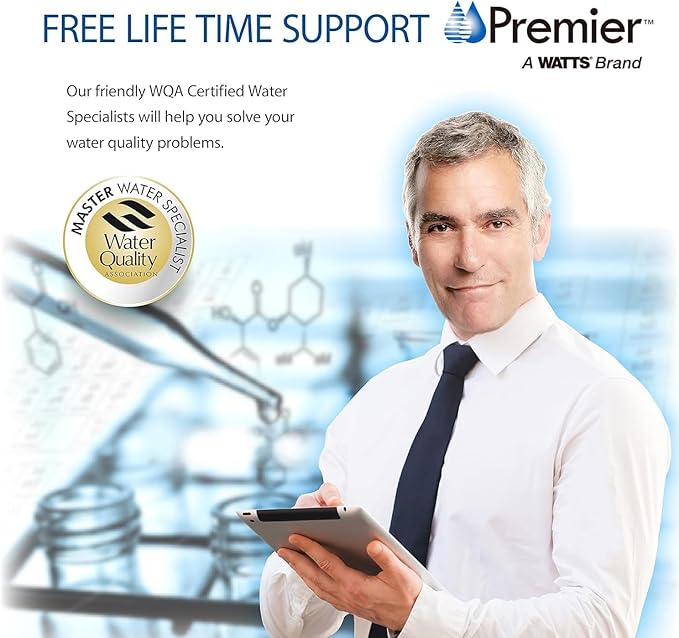 Watts Premier Standard Non-Air Gap Auxiliary Faucet with 1/4" Supply Tubing Connection for RO Reverse Osmosis Water Filtration Systems, Touch N'Flow Spring Loaded Handle, Antique Bronze