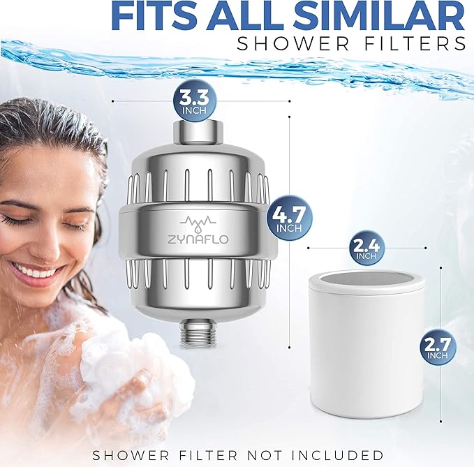 15-Stage Shower Filter Replacement Cartridge (2-Pack)