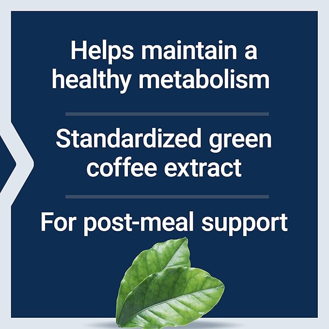 Life Extension CoffeeGenic® Green Coffee Extract, 400 mg, standardized for 50% chlorogenic Acid, After-Meal Metabolism Support, Gluten Free, Non-GMO, Vegetarian, 90 Capsules