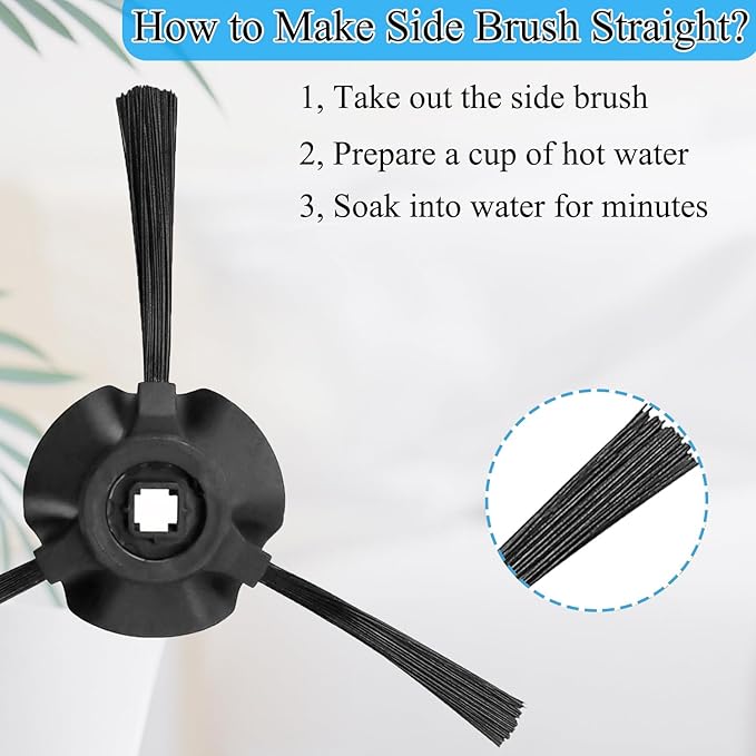 RV2310AE Replacement Parts for Shark RV2310AE Matrix Robot Vacuum Cleaner Accessories Kit, 1 Main Brush, 6 Side Brushes, 2 Filters, 2 Sets Foam Filters, 1 Cleaning Brush