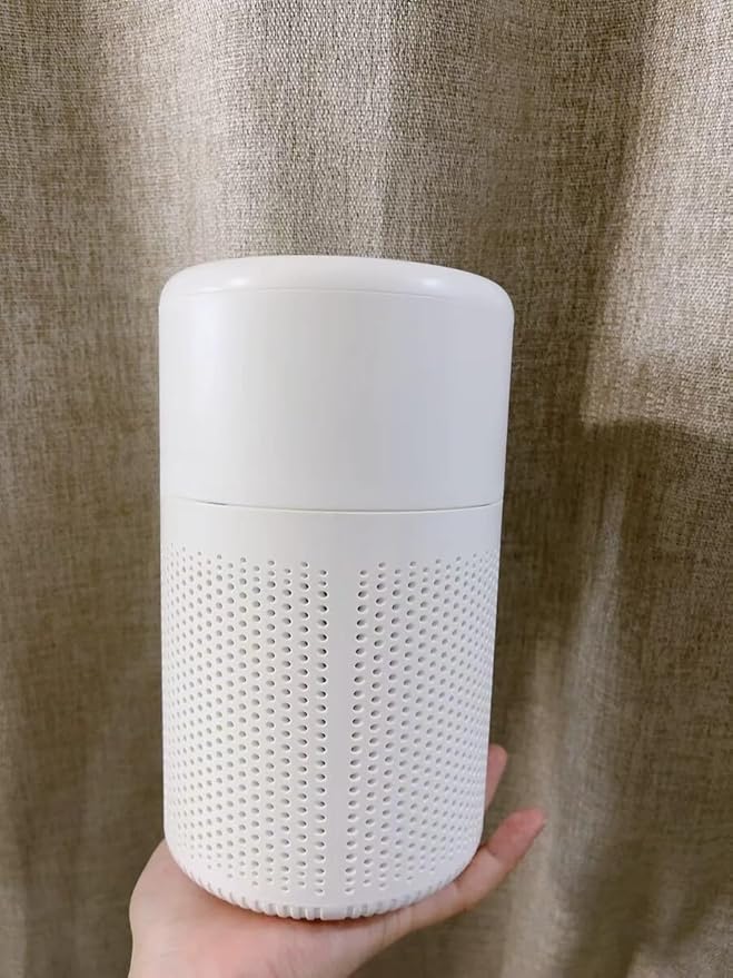 Small Air Purifier for Bedroom Home: Personal Desk Mini Air Purifier – Filters Smoke Dander Hair Odors - 20dB Pet Air Purifiers Fresheners Cleaner for Desktop,Office,Kitchen