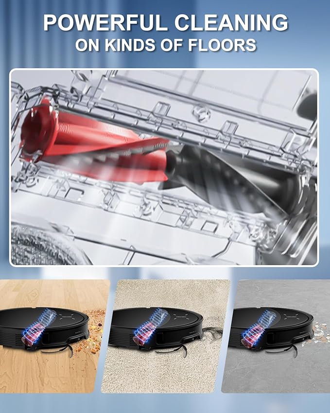 Replacement Parts Kit for Roborock SAROS 10R/ Qrevo CurvX Robot Vacuum - 29pc Maintenance Bundle: 2 Roller Brushes, 6 Side Brushes, 4 Filters, 8 Mop Pads, 6 Dust Bags| OEM Compatible & Precision Fit