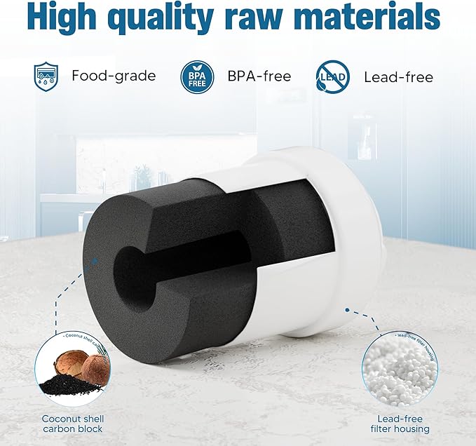 Water Filter Replacement Compatible with GE MWF, SmartWater MWFP, MWFA, GWF, HDX FMG-1, WFC1201, RWF1060, 197D6321P006, Kenmore 9991, Pack of 2, By DESENRUIS