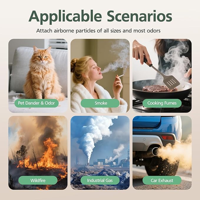 5510 5520 Replacement Filter Q Compatible with Winix 5510, 5520 PlasmaWave Air Purifi-ers, 1 x HEPA Filter + 1 x Activated Carbon Filter Combo for Dust Pollen Pet Smoke, Part# 1712-0123-00