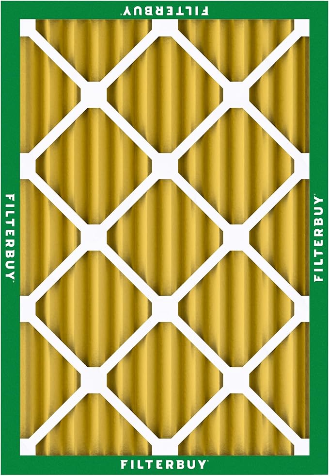 Filterbuy 24x28x2 Air Filter MERV 11 (MPR 1200) Allergen Defense Replacement (5-Pack), Electrostatic Pleated HVAC AC Furnace Filters, Made in USA (Actual Size: 23.50 x 27.50 x 1.75)