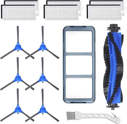 Eufy Replacement Parts Kit for RoboVac 11S, 30, 30C, 15C, 12, 35C - Robot Vacuum Cleaner Accessory Kit: 6 Filters, 6 Side Brushes, 1 Main Brush, 1 Pre-Filter