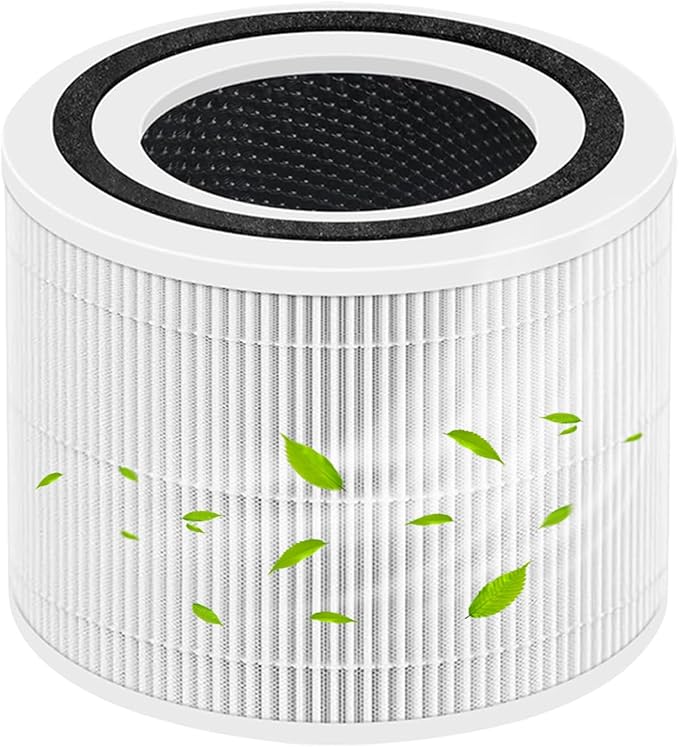 Core 300 Replacement Filter for LEVOIT Core 300/300S/300-P/Core P350 Air Purifiers, 3-in-1 H13 True HEPA Filter with Activated Carbon, Replace Core 300-RF (White)