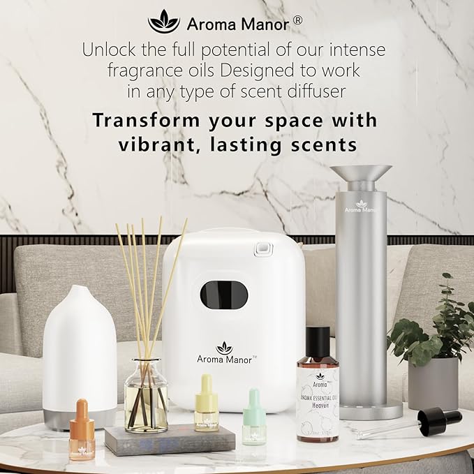 Fragrance Oil - Escape Essential Oil Blend - Luxury Hotel Inspired Home Aromatherapy Diffuser Oil - Orange Blossom, Vanilla, Jasmine, Cedar - for Diffuser, Humidifier, Ultrasonic, Reed - 150ML