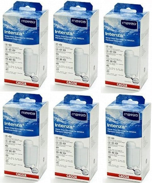 Gaggia Mavea Intenza Water Filter for Saeco & Gaggia Espresso Machines (6 Pack)
