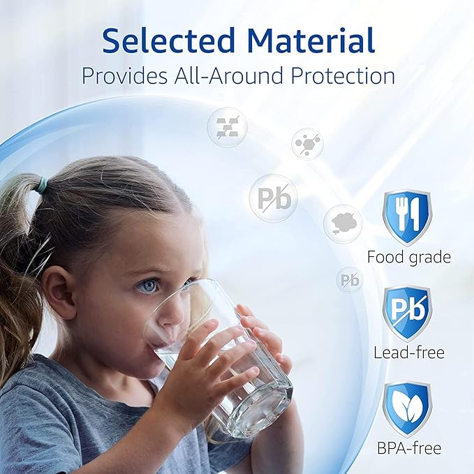 Waterspecialist DA29-00020B Replacement for Samsung Water Filter DA29-00020B, HAF-CIN/EXP, DA29-00020B-1, HDX FMS-2, RS25J500DSR, RF28HMEDBSR, RF263BEAESR, RF4287HARS, DA97-08006A-1, 2 Filters