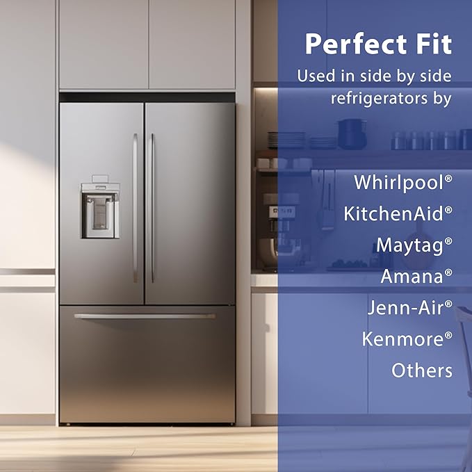 Replacement for EDR2RXD1 Water Filter, Compatible with W10413645A, Filter 2, Kenmore 46-9082, 9082, 46-9903 KAD2RXD1, 1 Pack (Packaging May Vary)