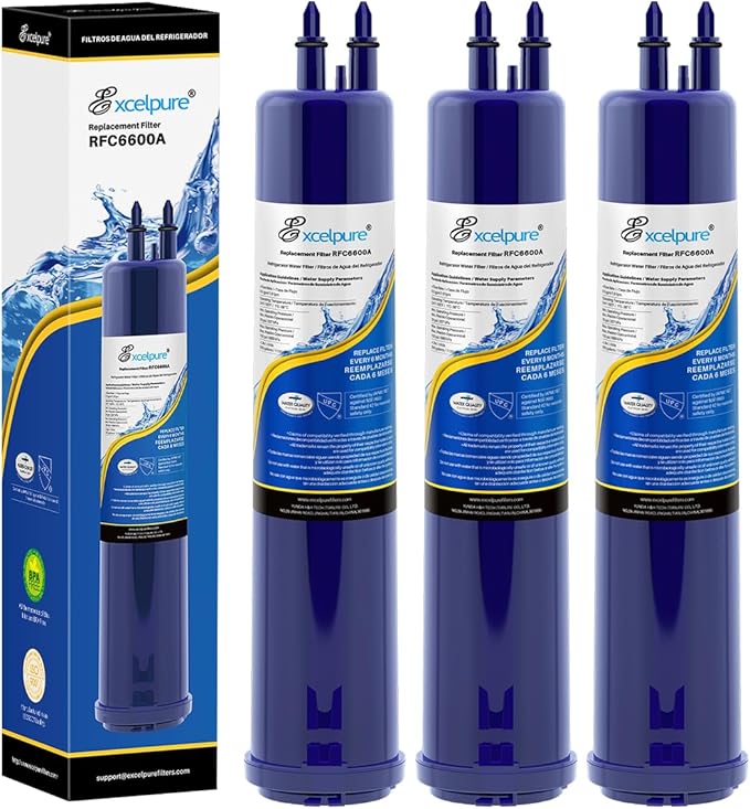 Replacement for 4396841, EDR3RXD1, Everydrop® Filter 3, 4396710, Kenmore® 9083, 9030, 46-9083, 46-9030, Refrigerator Water Filter, 3 PACK