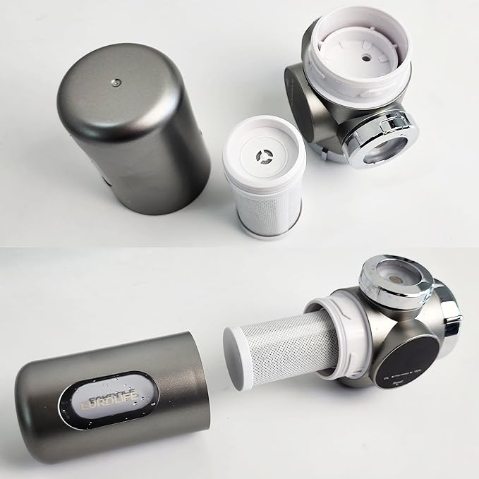 Faucet Mount Replacement Filter 2-Pack, 7 Stages of High Efficiency Fine Filtration, Easy Installation, Pure Water Filters Replacement Fit for Kitchen & Bathroom Sinks, Leak-proof, BPA Free