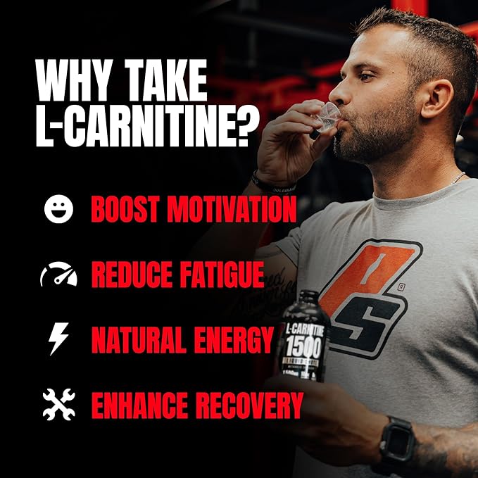 PROSUPPS L-Carnitine Liquid 1500, Stimulant-Free Liquid Shots for Men & Women - Clean Workout Drink for Energy, Performance & Muscle Recovery - No Sugar, No Carbs - 31 Servings, Sweet N-Tart
