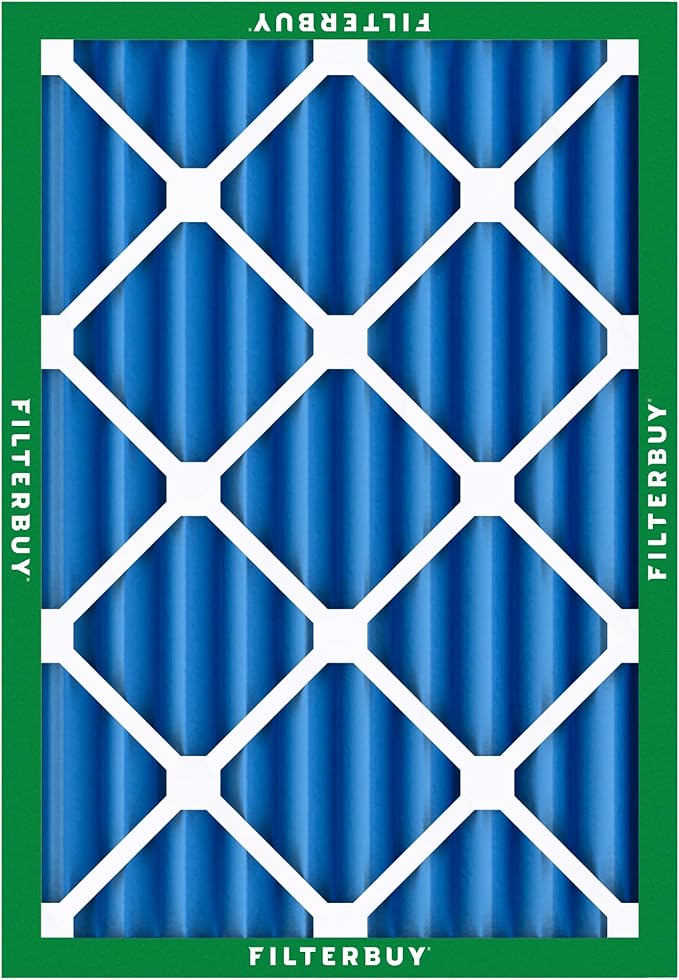 Filterbuy 20x23x4 Air Filter MERV 13 (MPR 1900) Health Defense Replacement (3-Pack), Electrostatic Pleated HVAC AC Furnace Filters, Made in USA (Actual Size: 19.50 x 22.50 x 3.63)