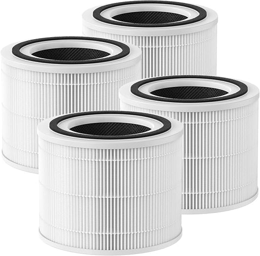 Air Filter Replacement Compatible with Puro 240 Air Purifier, 3-in-1 Filtration System Filter Replacement, HP-14 with Activated Carbon Filter, 4-Pack