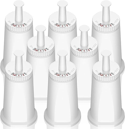 Replacement Water Filter for Breville Espresso Machine Barista Touch BES880, Barista Pro BES878, Oracle Touch BES990, Oracle BES980, Dual Boiler BES920 Bambino ClaroSwiss Sage, 8 Pack