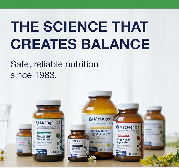 Metagenics CandiBactin-AR - Concentrated Aromatic Essential Oils for Candida Support* - Thyme Oil & Oregano Oil - Gut Health Supplements* - Intestinal Microbial Balance* - Gluten-Free - 60 Softgels