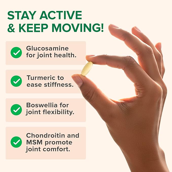 Zenwise Health Joint Support Supplement with Glucosamine Chondroitin MSM, Curcumin & Sulfate - Joint Health for Women & Men - Mobility & Flexibility Support for Knee, Cartilage & Bone - 90 Count