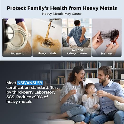 Ecoviva UnderSink Reverse Osmosis RO 800GPD Water Filter Filtration System, Alkaline Water pH 7-8, 8-Stage Filtration, 3:1 Pure-to-Drain Filter