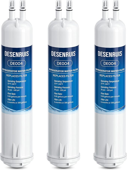 4396841 Replacement for EDR3RXD1, Filter 3, KAD3RXD1, WHR3RXD1, Compatible with Kenmore 46-9083,46-9030, 9030, 9083 Water Filter, Pack of 3, By DESENRUIS