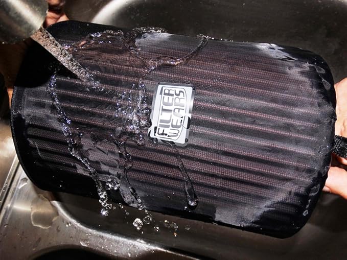 FILTERWEARS F154K Universal Water Repellent Cold Air Intake Pre-Filter - Large