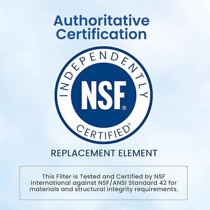 Ecoviva EDR3RXD1 Replacement Water Filter, Compatible with Filter 3,4396841, 4396710, WD-F08, 46-9083, 46-9030, W10121145, W10121146 Water Filter, 3 Filters