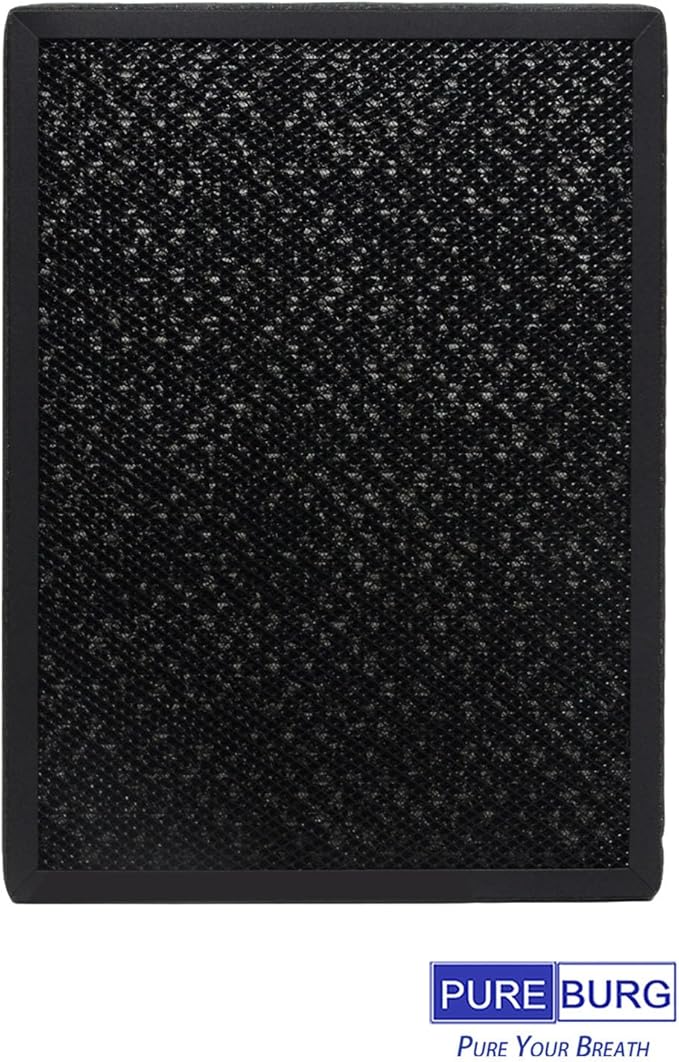 PUREBURG Replacement Filter Compatible with LUFTRUM C3500 Air Purifier,2-Pack (2 filters per pack) H13 HEPA Activated Carbon 3-Stage Filtration