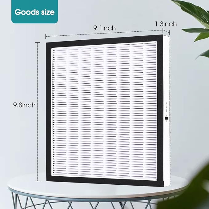 HEPA Filter Kit - 1 HEPA Filters & 2 Carbon Pre-Filters Replacement for Oreck WK01234QPC Air Purifier Filter, oreck air 94 filter, Airvantage WK10002QPC WK10052QPC