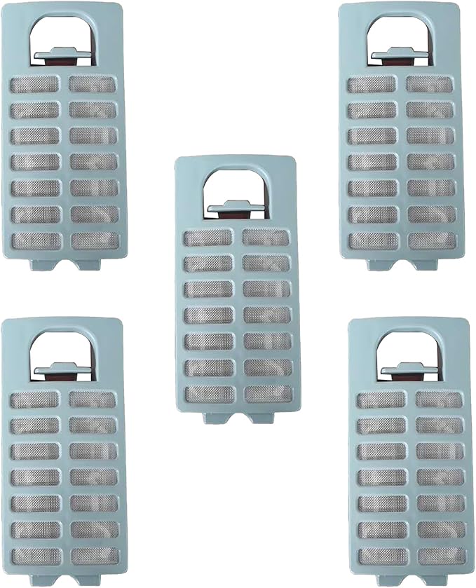 5PCS Rectangular Mesh Filter Drum Washer Filter Replacement Compatible with L G Washing Machines